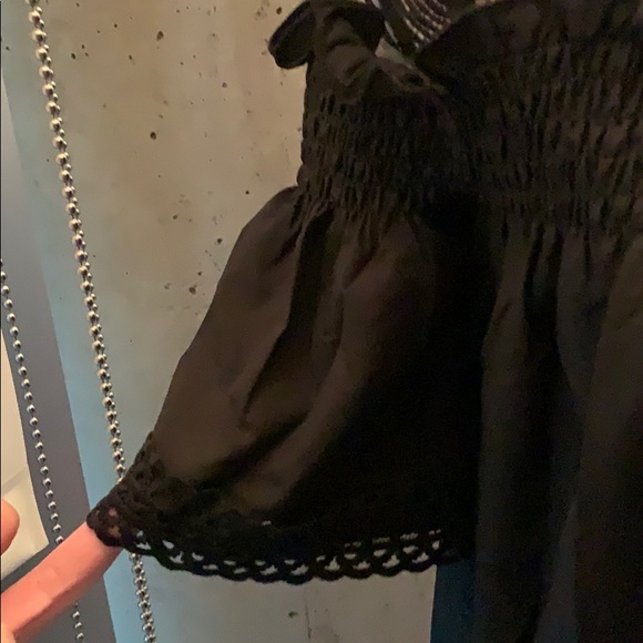 Scarpi’s Black Boho Cold Shoulder Top - Picture 5 of 6